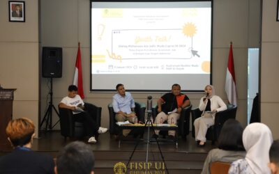 Youth Talk! Discussion of Students and 2024 Indonesian Presidential Candidate’s Spokespersons The Future of Indonesia’s Defense, Security, and International Relations