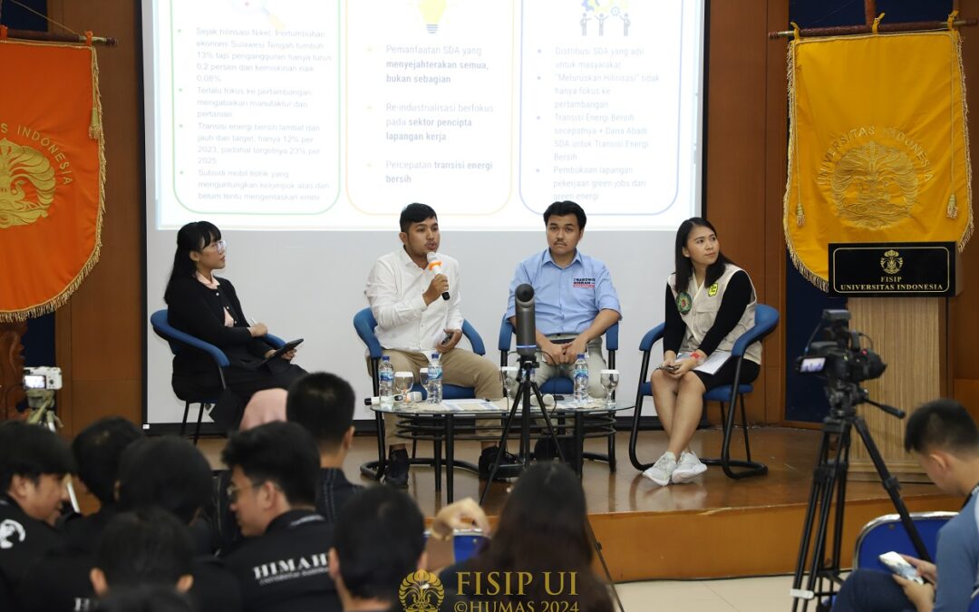 Youth Talk! Series 2: Dialog Mahasiswa dan Jubir Muda Capres RI 2024 Masa Depan Pembangunan Berkelanjutan, Sumber Daya Alam, Lingkungan Hidup, Energi, Pangan, Agraria, Masyarakat Adat dan Desa